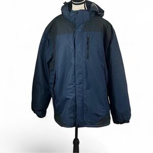 Outdoorsports Jacket Sz 2XL Blue Jacket Waterproof Breathable Fabric Very Warm